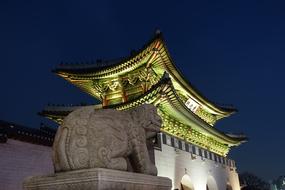 Gwanghwamun Night View Sejongno