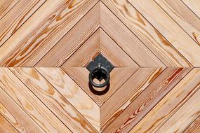 Wooden Door Call Waiting Ring