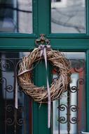 Door Wreath Front