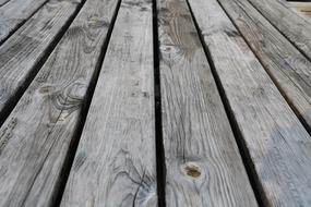 Wood Planking Shelf