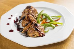Healthy meat with vegetables