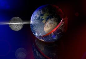 planet earth moon space world