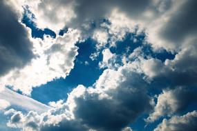 The Sky Clouds Blue