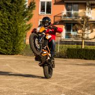 man on a motorcycle