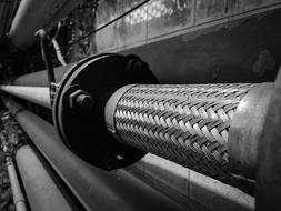 Black And White Pipe Rust The