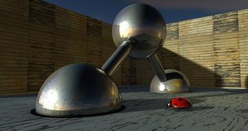balls and beetle model