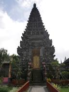 Hindu temple located on the island of bali