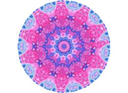 graphic isolated mandela colorful