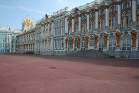 palace in Tsarskoye Selo, Russia