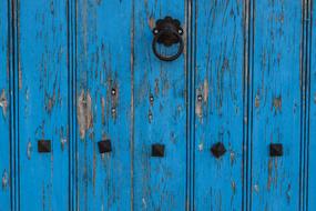 blue Door Wooden
