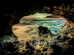 Cave ocean side