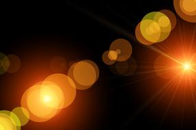 bokeh light out of focus drawing