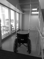 Wheelchair Hospital Black And
