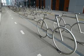 bicycle Parking road