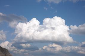 big beautiful clouds in the sky