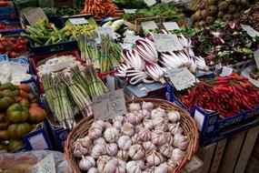 Market Vegetables Garlic