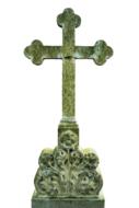 old stone green cross