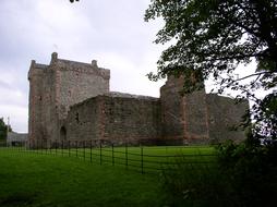 medieval Skipness Castle at summer, uk, Scotland