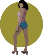 woman attitude posture person