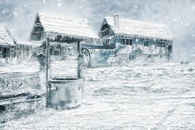 Winter House Well drawing