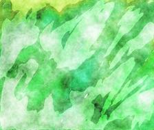 watercolor paint ink green drawing