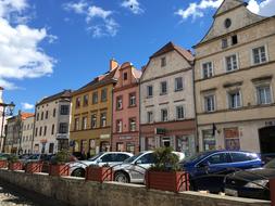 street in Poland Paczkow City