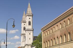 Bavarian State Library, detail of facade, germany, Munich