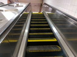 Escalator in the subway