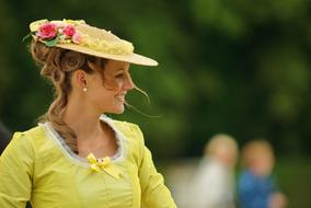 girl with a nice hat