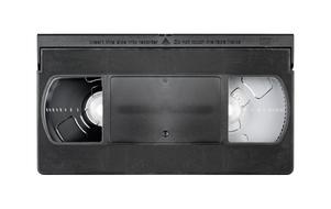 An old movie cassette