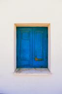 Window Blue Wooden