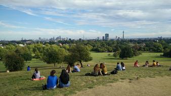 People Sitting Primrose Hill View