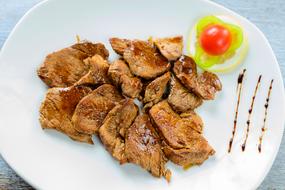 roast fatty pork