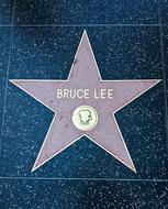 Walk Of Fame Bruce Lee Los Angeles