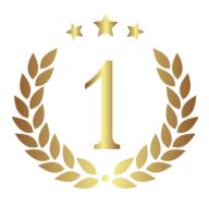 medal gradient gold silhouette