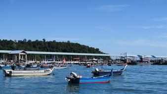 Boats in Asia Malaysia