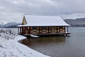 Cottage Winter Snow