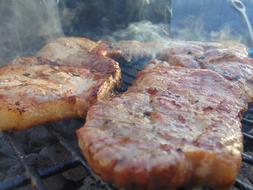 grilled meat is delicious