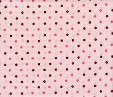 Pink Textile with polka dot pattern, background