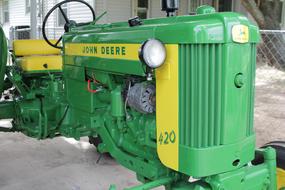 John Deere Tractor Green