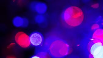 Colorful and beautiful bokeh lights, among the darkness, clipart