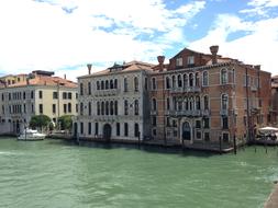 landscape of Channels in Venice