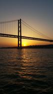 River Bridge at Sunset