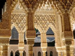 Beautiful Granada Palace in Andalusia