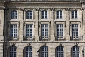 building facade in Bordeaux, France