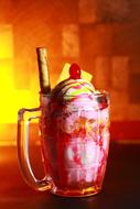 Strawberry cold shake