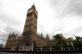 beautiful Big Ben on the London cityscape