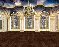 ballroom elegant royal palace