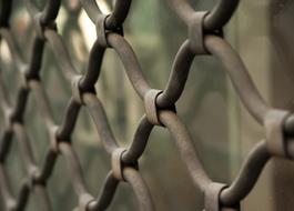 Figure fence close up iron