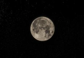 Black Full Moon Midnight